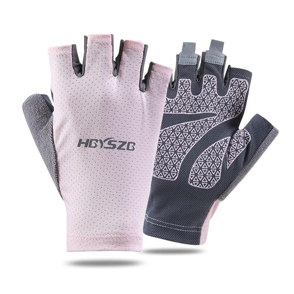 Silica Gel Non-Slip Half-Finger Gloves for Outdoor Sports SP – The Great  Outdoors